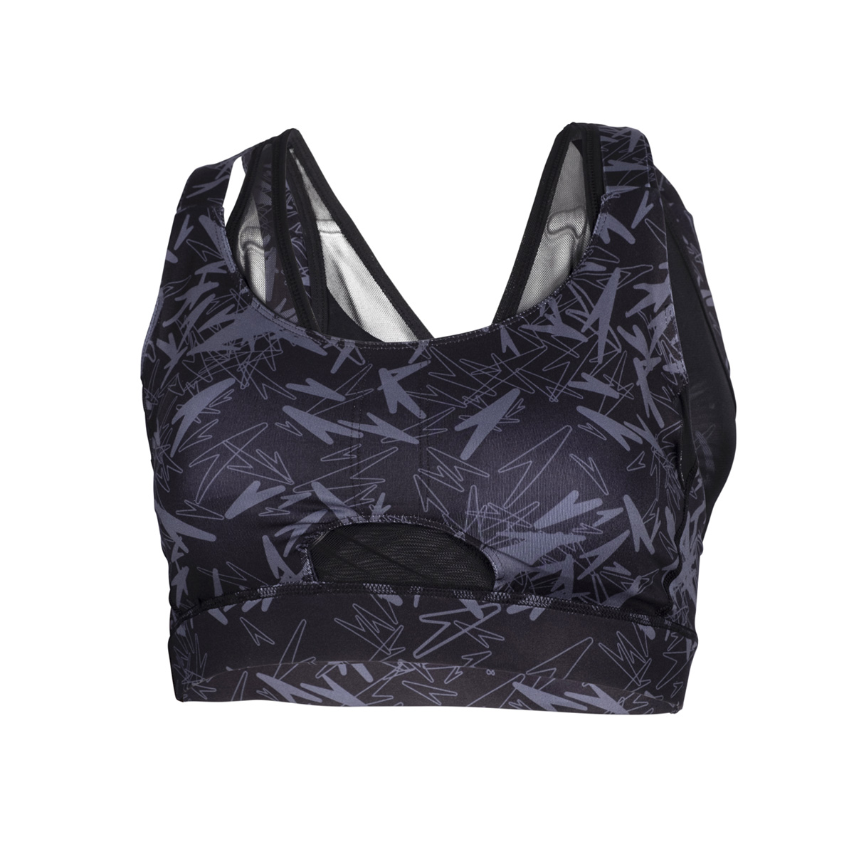 טופ נשים | Double Layers Bra Printed