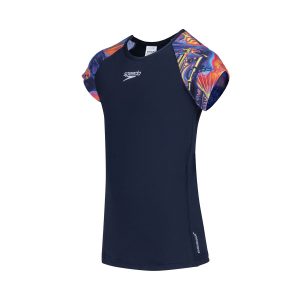 חולצת אנטי סאן לבנות | Girls Short Sleeves Suntop Shirt
