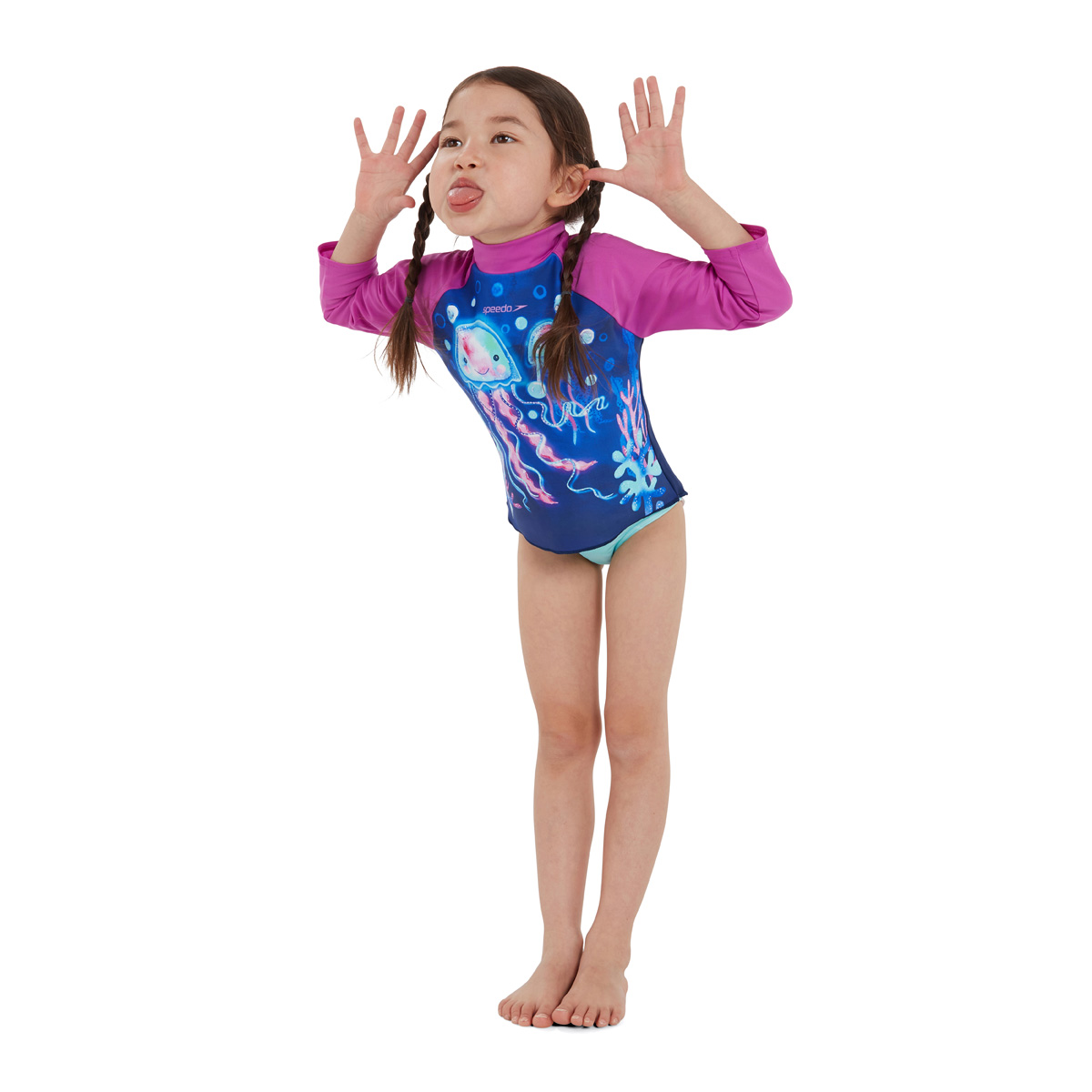 חולצת אנטי סאן לפעוטות | Long Sleeve Printed Rash Top
