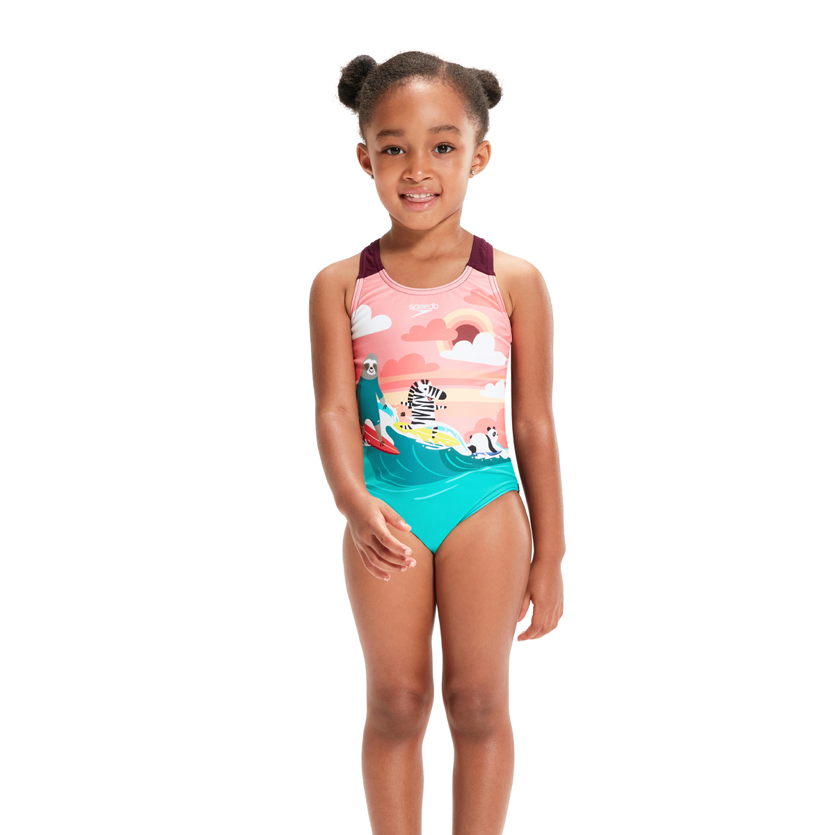 בגד ים שלם לפעוטת | Digital Printed Swimsuit