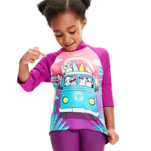 חולצת אנטי סאן לפעוטות | Long Sleeve Printed Rash Top