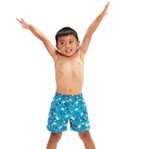 בגד ים לבנים | Boy's Learn To Swim 11" Swim Shorts