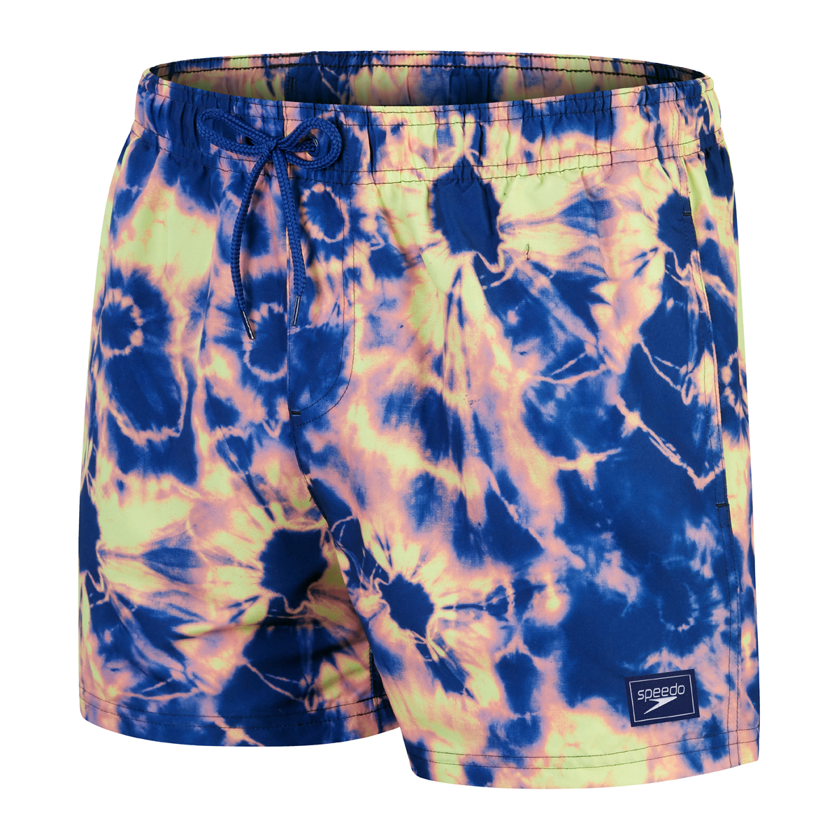 מכנס ים לגברים | Digital Printed Leisure 14" Swim Shorts Blue/Lilac