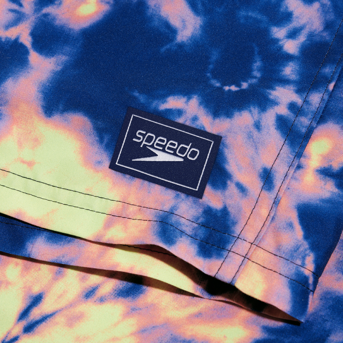 מכנס ים לגברים | Digital Printed Leisure 14" Swim Shorts Blue/Lilac