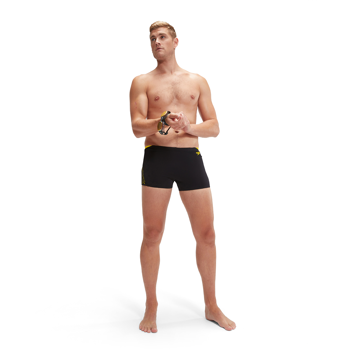 בגד ים מכנסון לגברים | Hyper Boom Splice Aqua shorts
