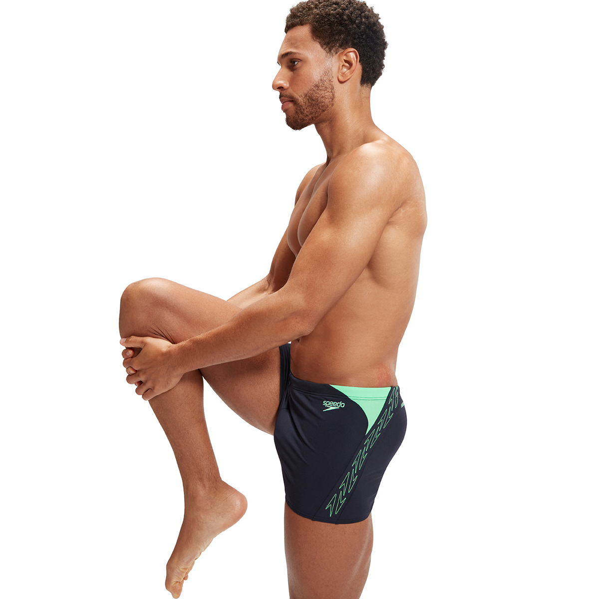 בגד ים מכנסון לגברים | Hyper Boom Splice Aqua shorts