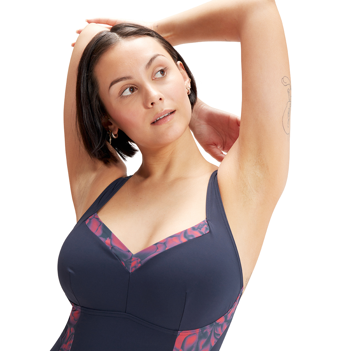 בגד ים מחטב לנשים | Womens Shaping Printed Luna 1 Piece