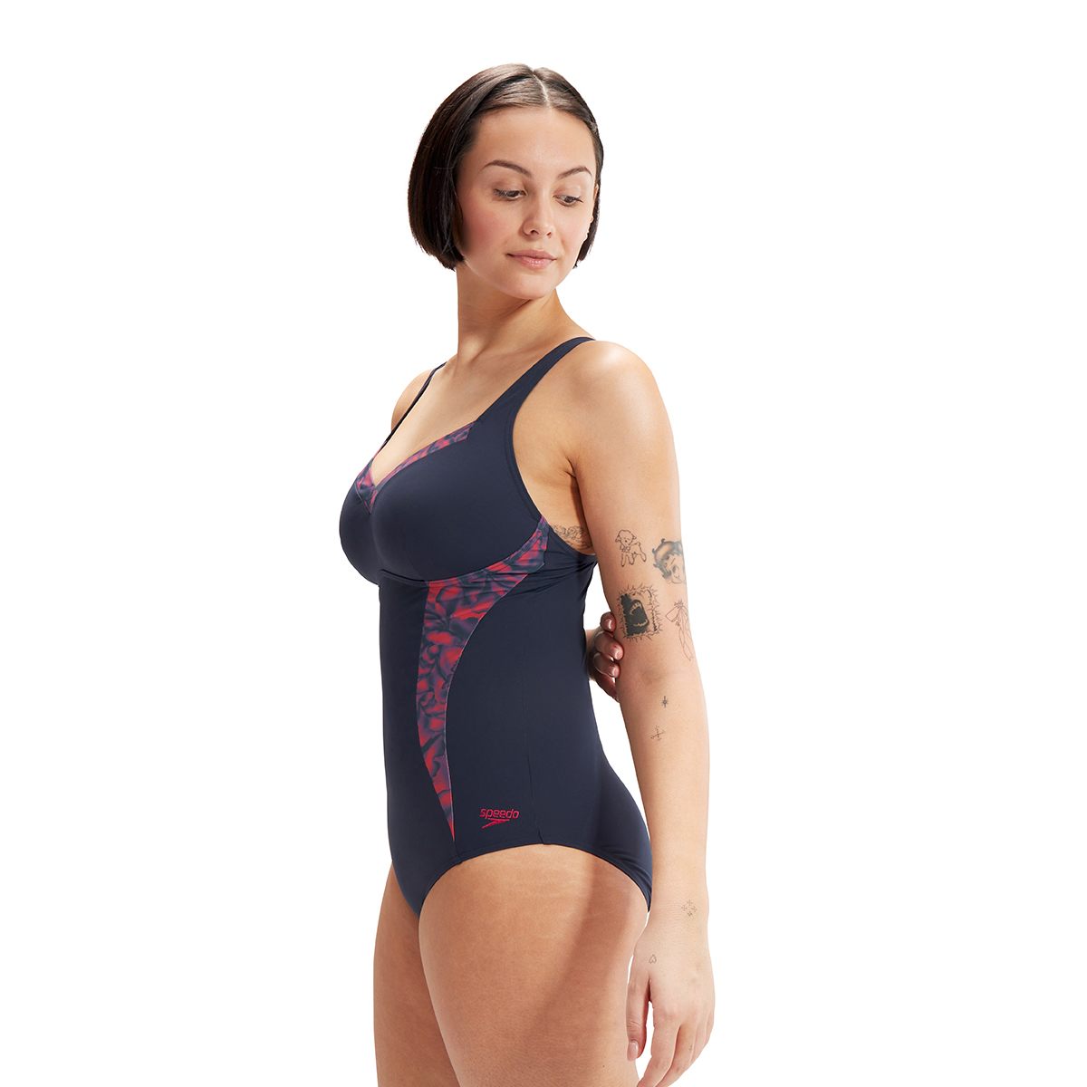 בגד ים מחטב לנשים | Womens Shaping Printed Luna 1 Piece