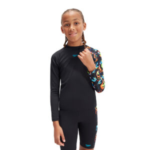 חולצת אנטי סאן ג'וניור | Boys Printed Long Sleeve Rash Top