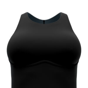 8-0036950001_WomensRacerZipSwimsuit_BlackHarlequinGreen_DetailShot_0001