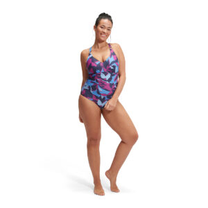 בגד ים מחטב לנשים | Womens Shaping Printed V