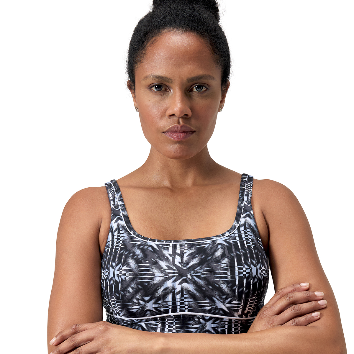 בגד ים מחטב לנשים | Shaping ContourEclipse Printed Swimsuit