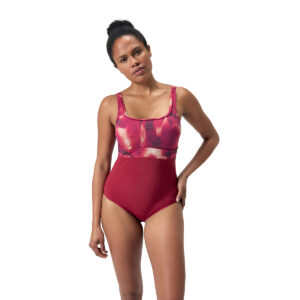 בגד ים מחטב לנשים | Shaping ContourEclipse Printed Swimsuit