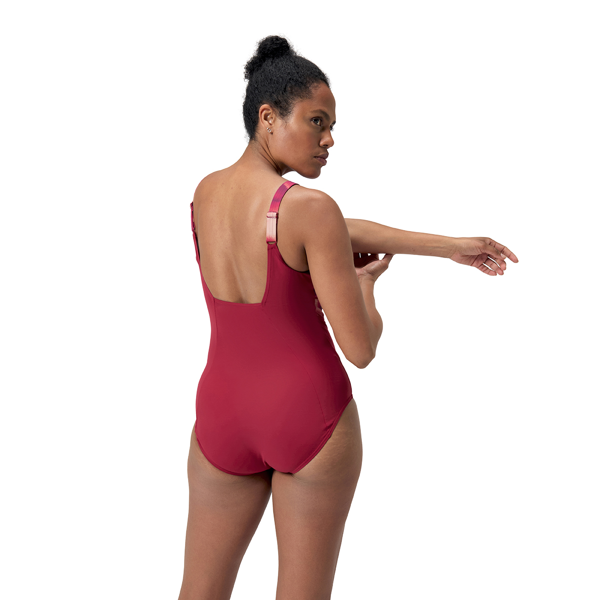בגד ים מחטב לנשים | Shaping ContourEclipse Printed Swimsuit
