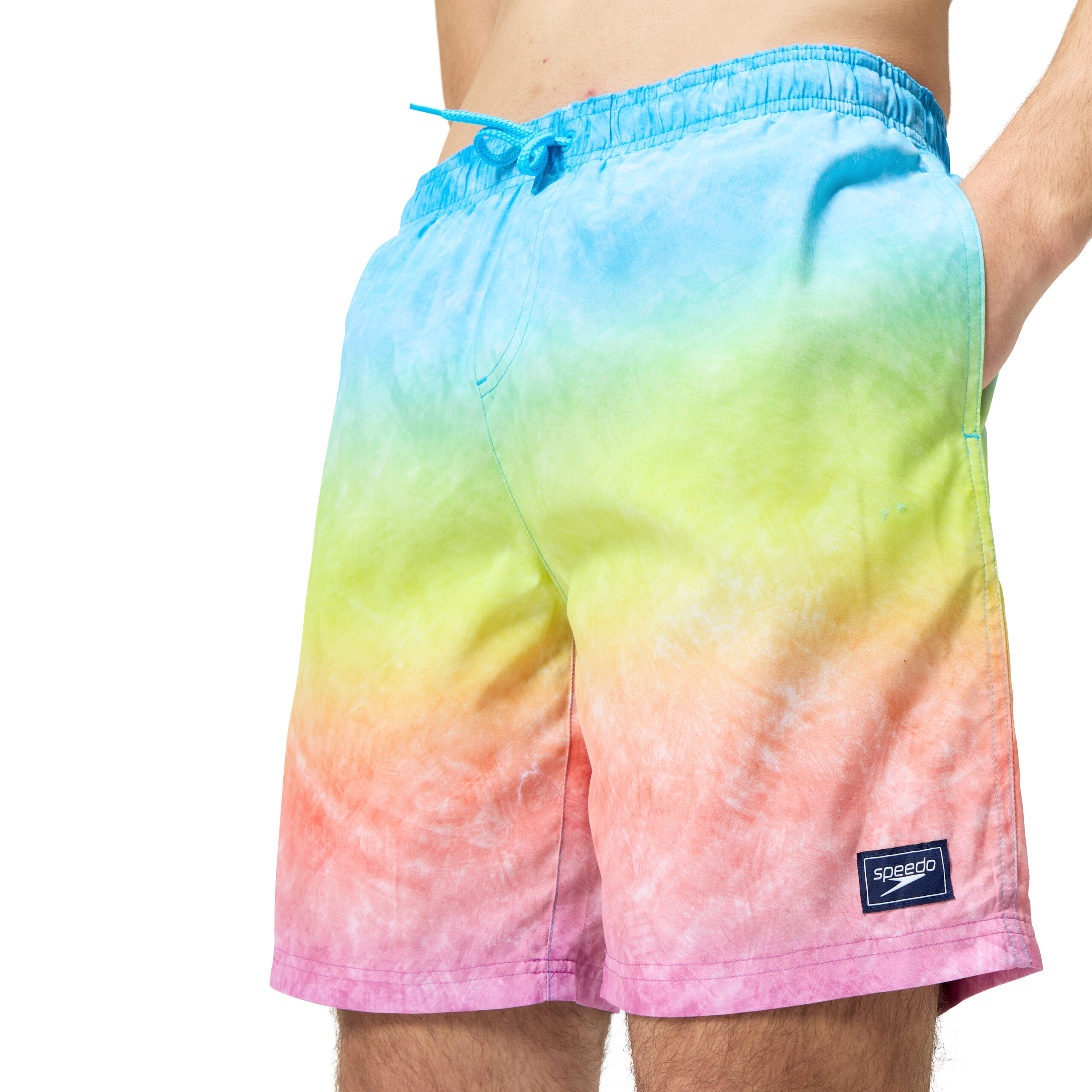 מכנס ים לגברים | Mens Digital Printed Leisure 18” Watershorts