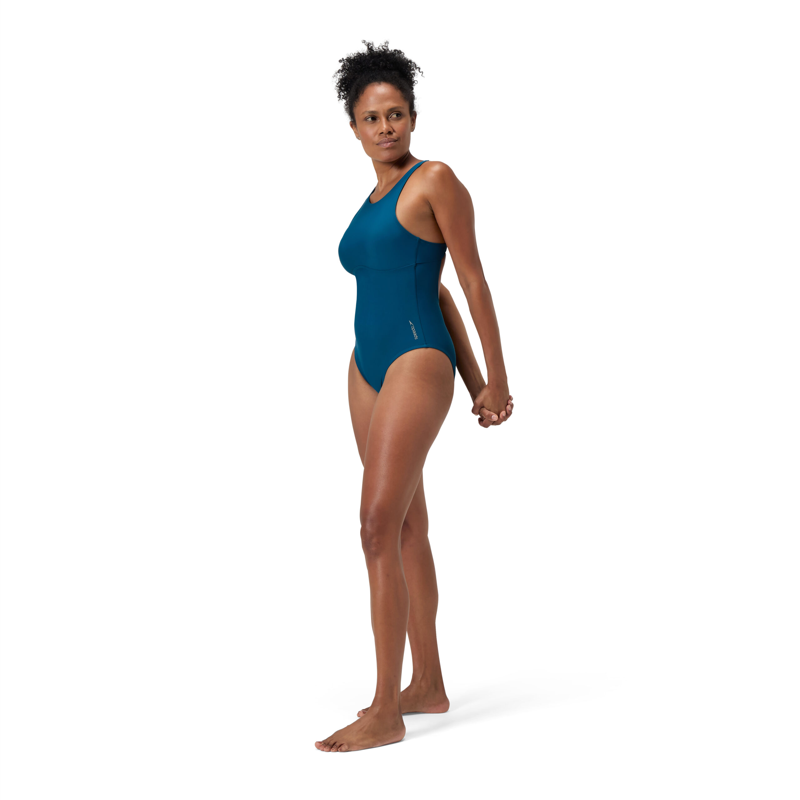 בגד ים נשים | Solid Highneck 1 pc