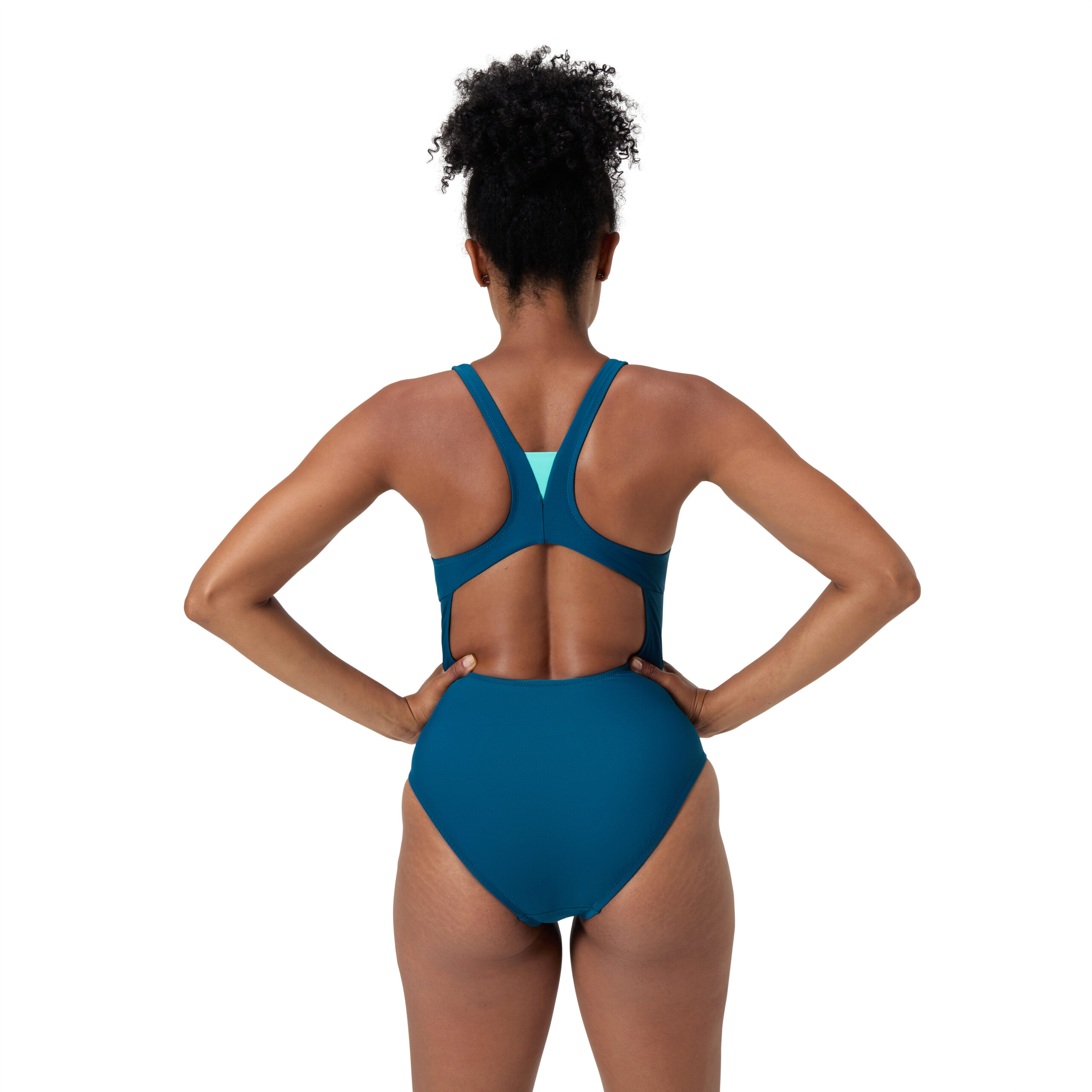 בגד ים נשים | Solid Highneck 1 pc