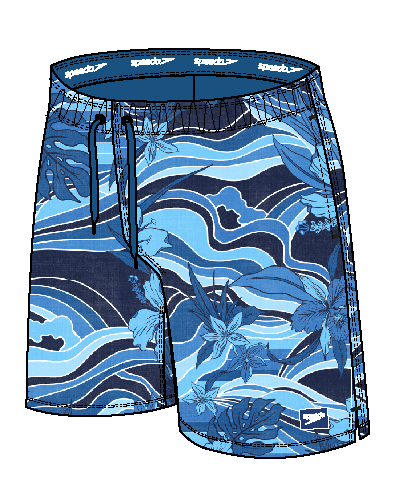 מכנס ים לגברים | Print Redondo Edge Volley 16” Watershorts