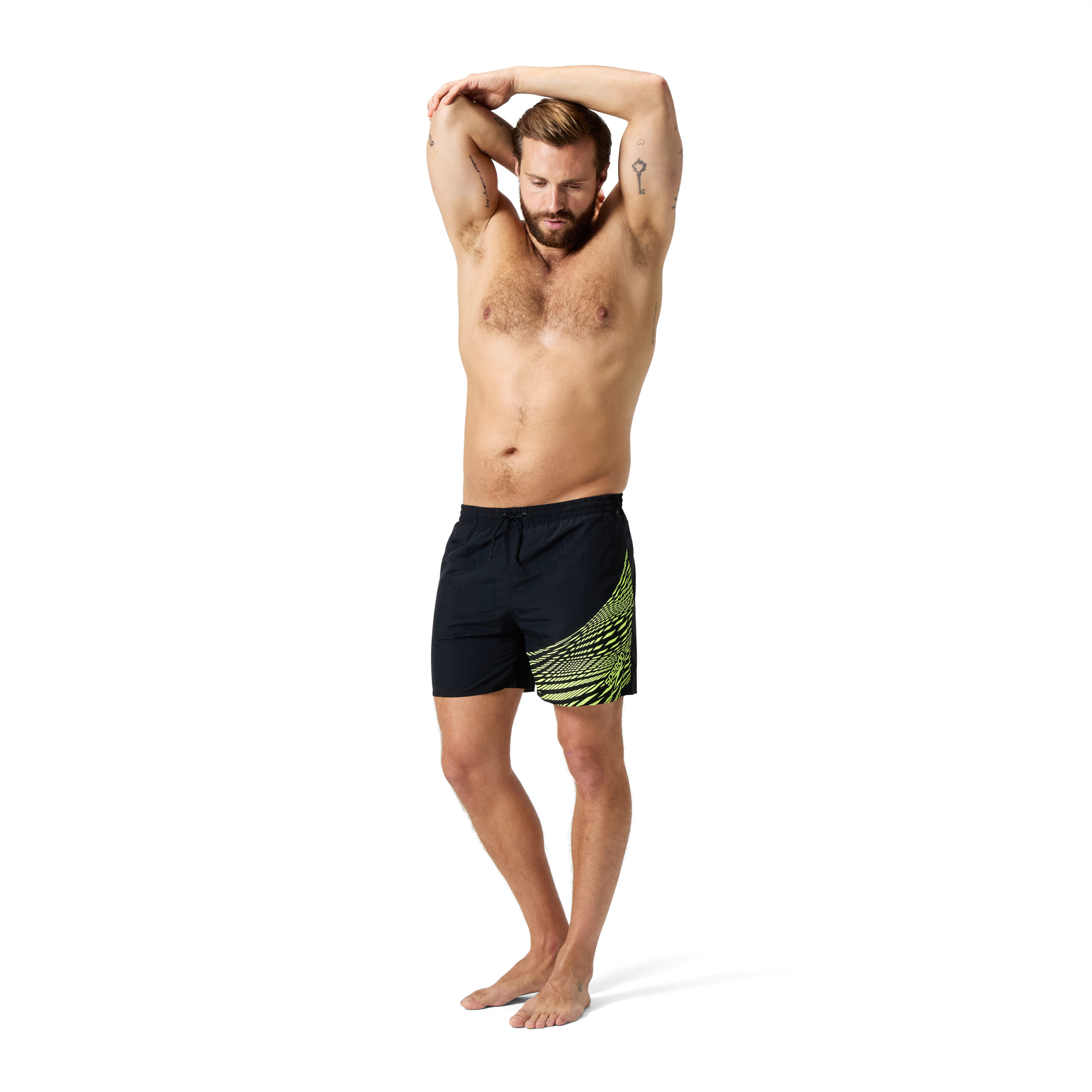 מכנס ים לגברים | Mens Medley Logo 16” Watershorts