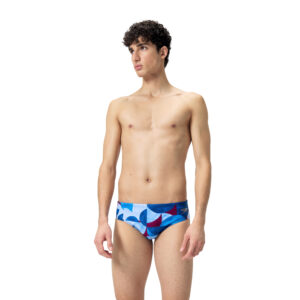 בגד ים תחתון לגברים | Mens 8cm Allover Digital Brief Citrus Love ׁ
