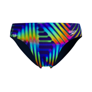 בגד ים תחתון לגברים | Mens 8cm Allover Digital Brief