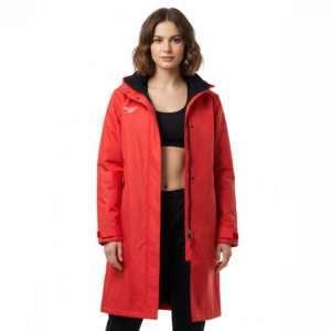מעיל שחיינים אדום Unisex | Parka