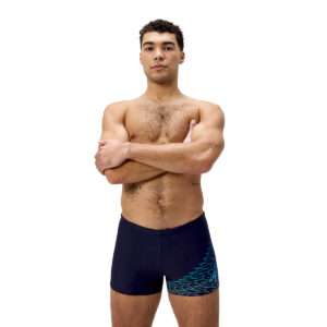 בגד ים מכנסון לגברים | Mens Medley Logo Aquashort