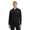 קפוצ'ון פוטר שחור לנשים | SPEEDO ZIP UP HOODIE
